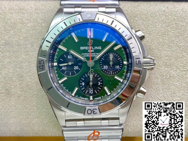 Breitling Chronomat AB01343A1L1A1 GF Factory Green Dial