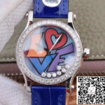 Chopard Happy Diamonds Happy Love 278559-3020 YF Factory Blue Mother Pearl Dial