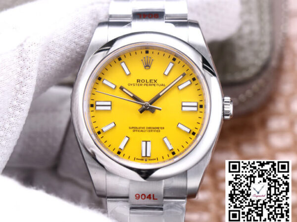 Rolex Oyster Perpetual M124300-0004 41MM EW Factory Yellow Dial