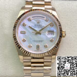 Rolex Day Date M128235-0029 EW Factory White Mother-Of-Pearl Dial