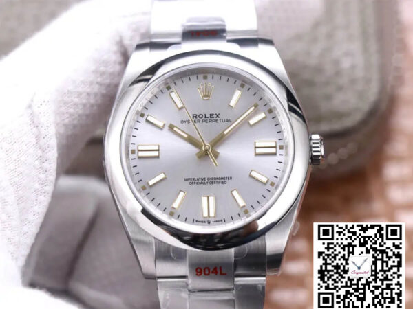 Rolex Oyster Perpetual M124300-0001 41MM EW Factory Silver Dial