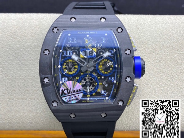 Richard Mille RM-011 KV Factory Carbon Fiber Case