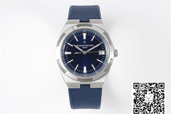Vacheron Constantin Overseas 4500V PPF Factory Blue Rubber Strap