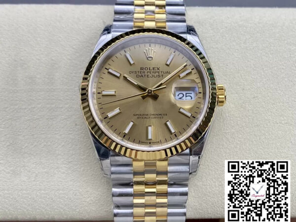 Rolex Datejust M126233-0015 VS Factory Yellow Gold