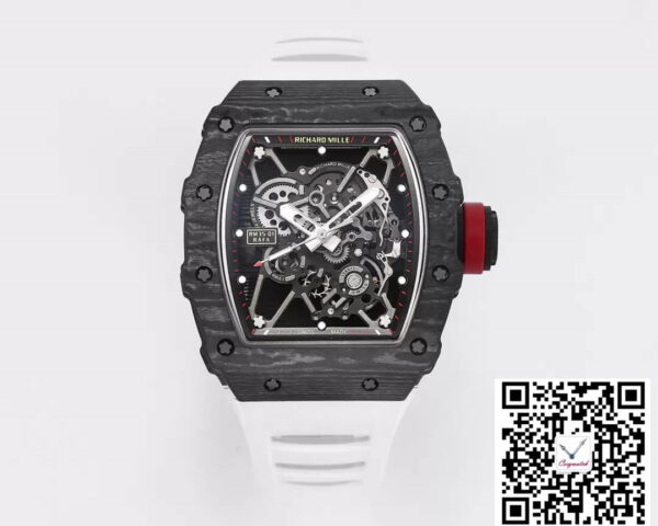Richard Mille RM35-01 BBR Factory White Rubber Strap