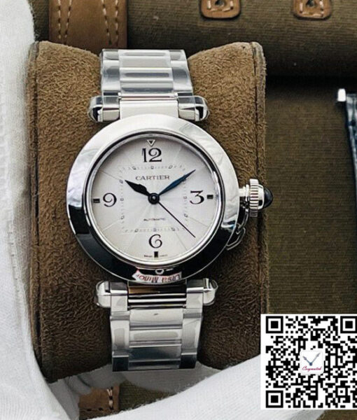 Cartier Pasha WSPA0013 35MM BV Factory White Dial