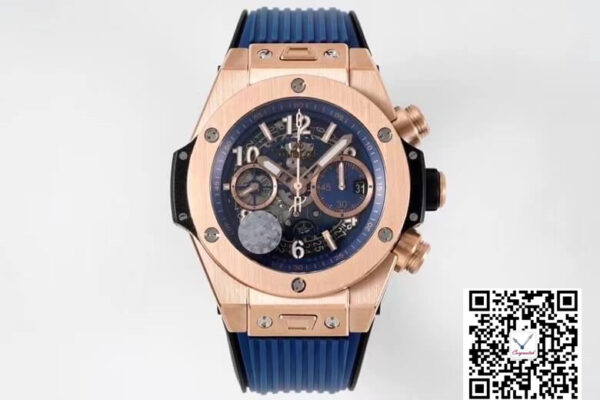 Hublot Big Bang 421.OX.5180.RX ZF Factory Rose Gold Blue Dial