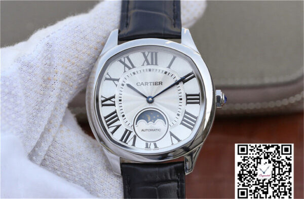 Drive De Cartier Moonphase WSNM0008 Silver Dial