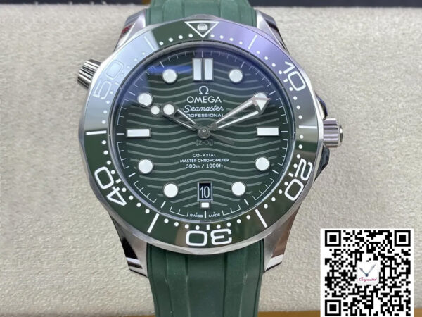 Omega Seamaster Diver 300M 210.32.42.20.10.001 VS Factory Green Dial