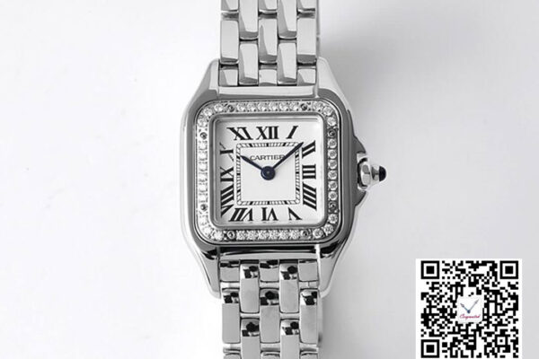 Panthere De Cartier W4PN0007 22MM BV Factory White Dial