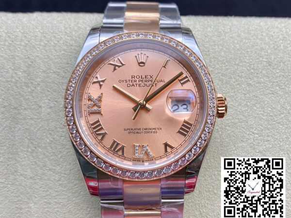 Rolex Datejust M126281RBR-0016 EW Factory Rose Gold