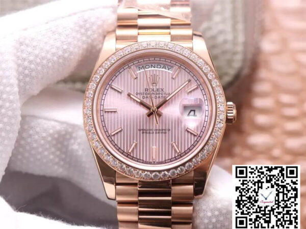 Rolex Day Date M228345RBR-0010 EW Factory Rose Gold