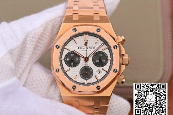 Audemars Piguet Royal Oak 26331 OM Factory Rose Gold White Dial