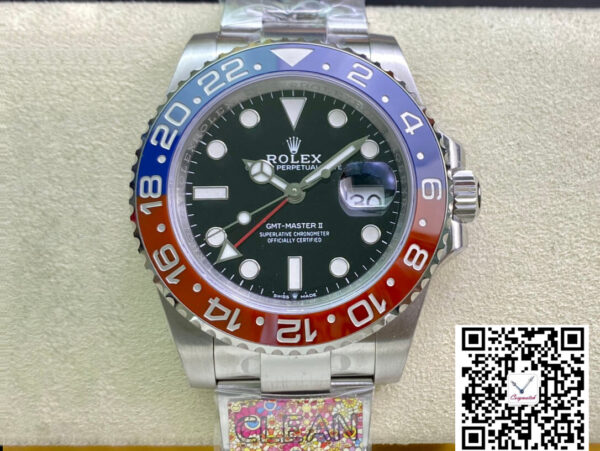Rolex GMT Master II M126710BLRO-0002 Clean Factory Black Dial