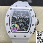 Richard Mille RM011-FM KV Factory White Ceramic Skeleton Dial