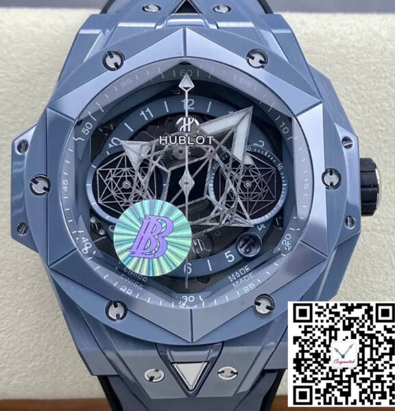 Hublot Big Bang Sang Bleu II 418.FX.8007.RX.MXM21 BB Factory Gray Ceramic