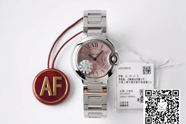 Ballon Bleu De Cartier Quartz 28MM W6920038 AF Factory Pink Dial