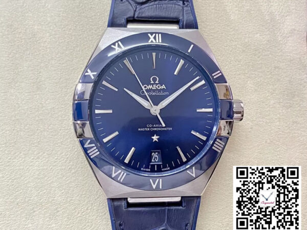SBF Omega Constellation 131.33.41.21.03.001 VS Factory Blue Strap