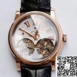 Roger Dubuis Hommage RDDBHO0562 Double Flying tourbillon JB Factory Silver Dial