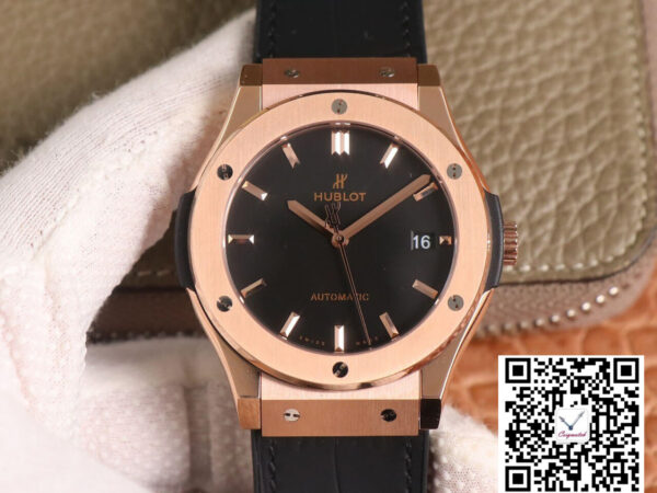 Hublot Classic Fusion 511.OX.1181.LR WWF Factory Rose Gold Black Dial