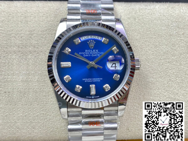 Rolex Day Date M128239-0023 36MM GM Factory Blue Dial