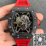 Richard Mille RM35-01 KV Factory Carbon Fiber Red Strap