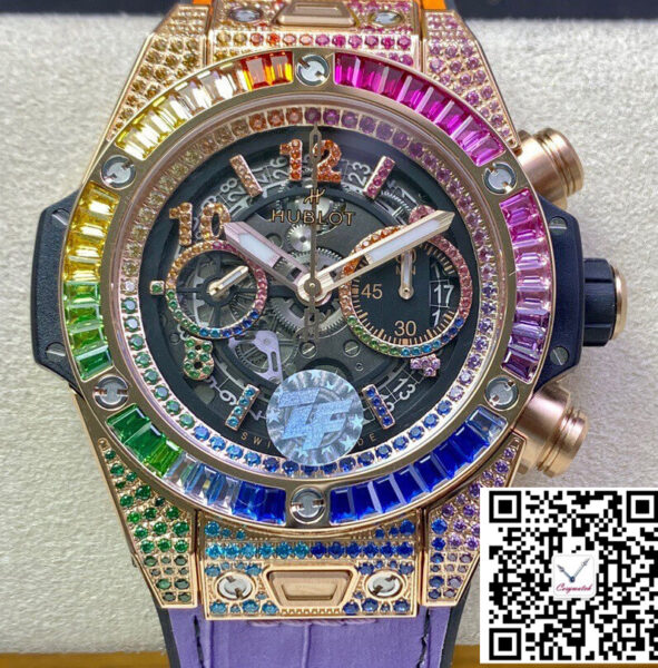 Hublot BIG BANG Unico 411.OX.9910.LR.0999 ZF Factory Rose Gold Skeleton Dial