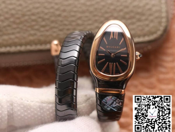 Bvlgari Serpenti 102735 BV Factory Rose Gold Black Dial
