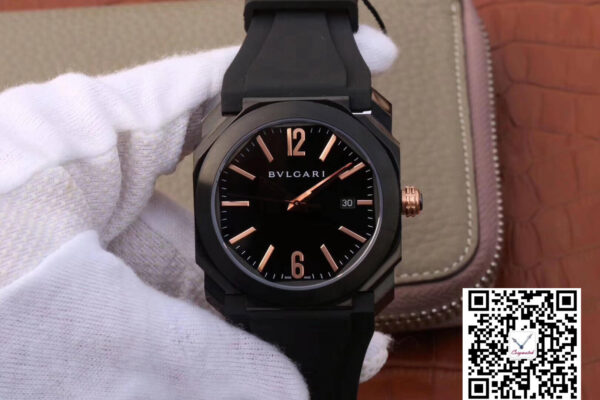 Bvlgari Octo 102581 BGO41BBSVD Black Dial