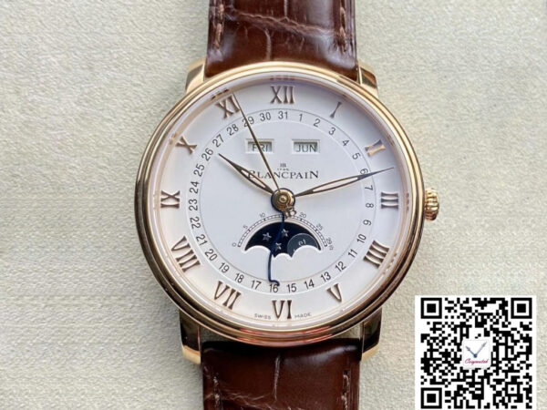 Blancpain Villeret 6654-3642-55B OM Factory V3 Rose Gold Case