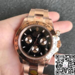 Rolex Daytona m116505-0008 Noob Factory Black Dial