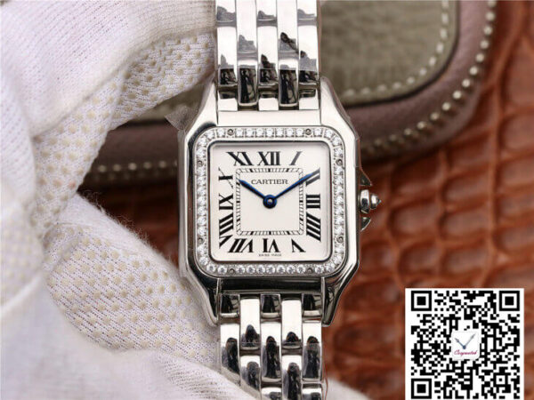 Cartier Panthere De Medium Ladies W4PN0008 GF Factory Silver Dial