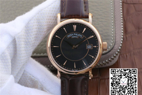 Patek Philippe Calatrava ZF Factory Rose Gold Black Dial