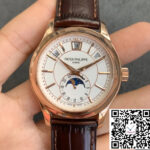Patek Philippe Complications 5205R-001 GR Factory Rose Gold Milky White Dial