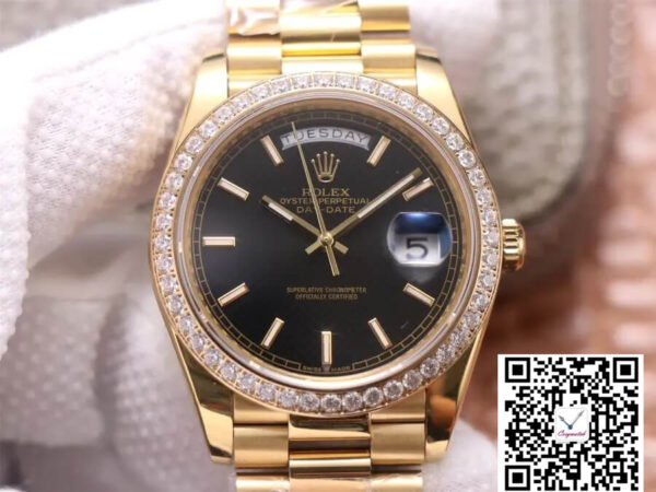 Rolex Day Date 40MM EW Factory Yellow Gold Diamond