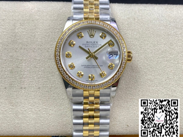 Rolex Datejust M278383RBR-0020 31MM EW Factory Yellow Gold
