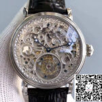 Patek Philippe Tourbillon 316L Stainless Steel Skeleton Dial