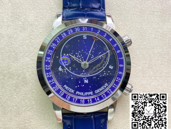 Patek Philippe Grand Complications 6102P-001 AI Factory Sky Moon Blue Dial