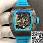 Richard Mille RM055 ZF Factory Blue Rubber Strap