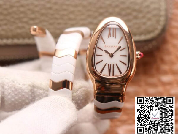 Bvlgari Serpenti BV Factory Ceramic White Dial