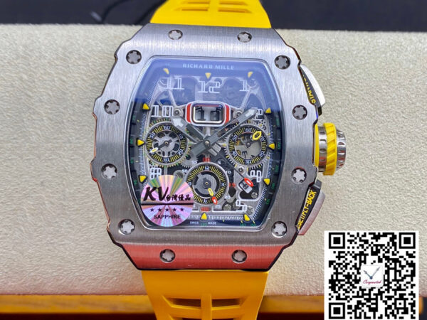 Richard Mille RM011 FELIPE MASSA KV Factory Titanium Steel Case