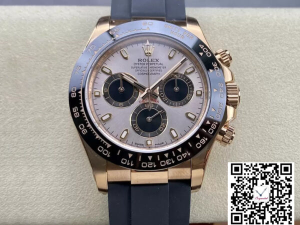 Rolex Cosmograph Daytona M116515LN-0059 Clean Factory Rubber Strap