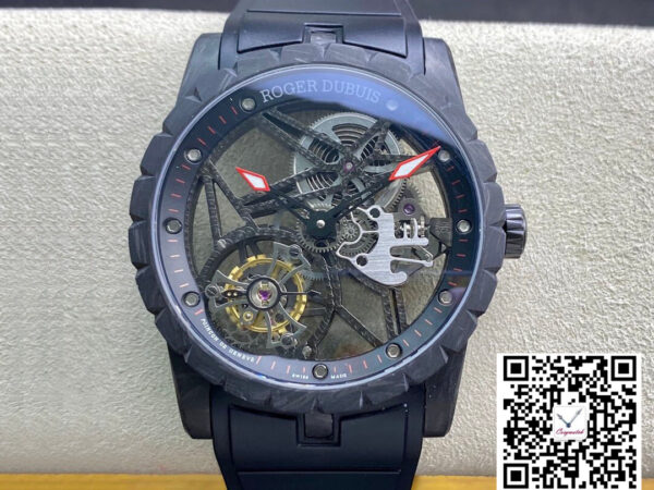 Roger Dubuis Excalibur DBEX0577 BBR Factory Tourbillon Carbon Fiber Case