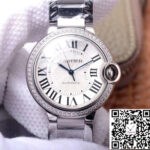 Cartier Ballon Bleu W4BB0017 V6 Factory White Dial