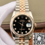 Rolex Datejust 116231 GM Factory Black Diamond Dial