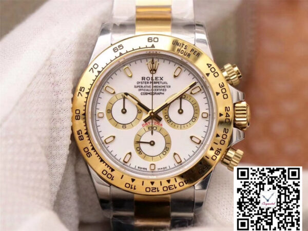 Rolex Daytona Cosmograph m116503-0001 Noob Factory White Dial