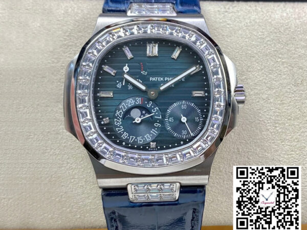 Patek Philippe Nautilus 5724G-001 GR Factory Diamond Bezel