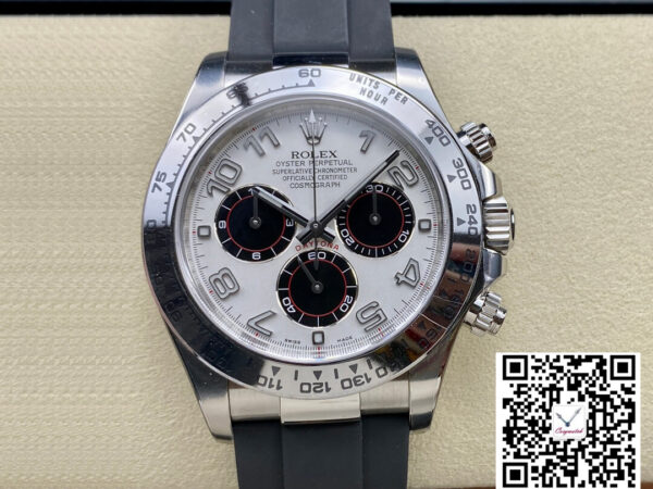Rolex Cosmograph Daytona 116519 Clean Factory Silvery White Dial
