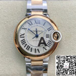Ballon Bleu De Cartier W2BB0023 33MM V6 Factory Silver Dial