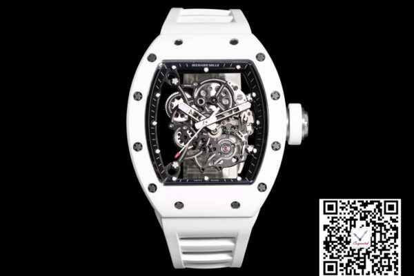 Richard Mille RM-055 BBR Factory White Ceramic